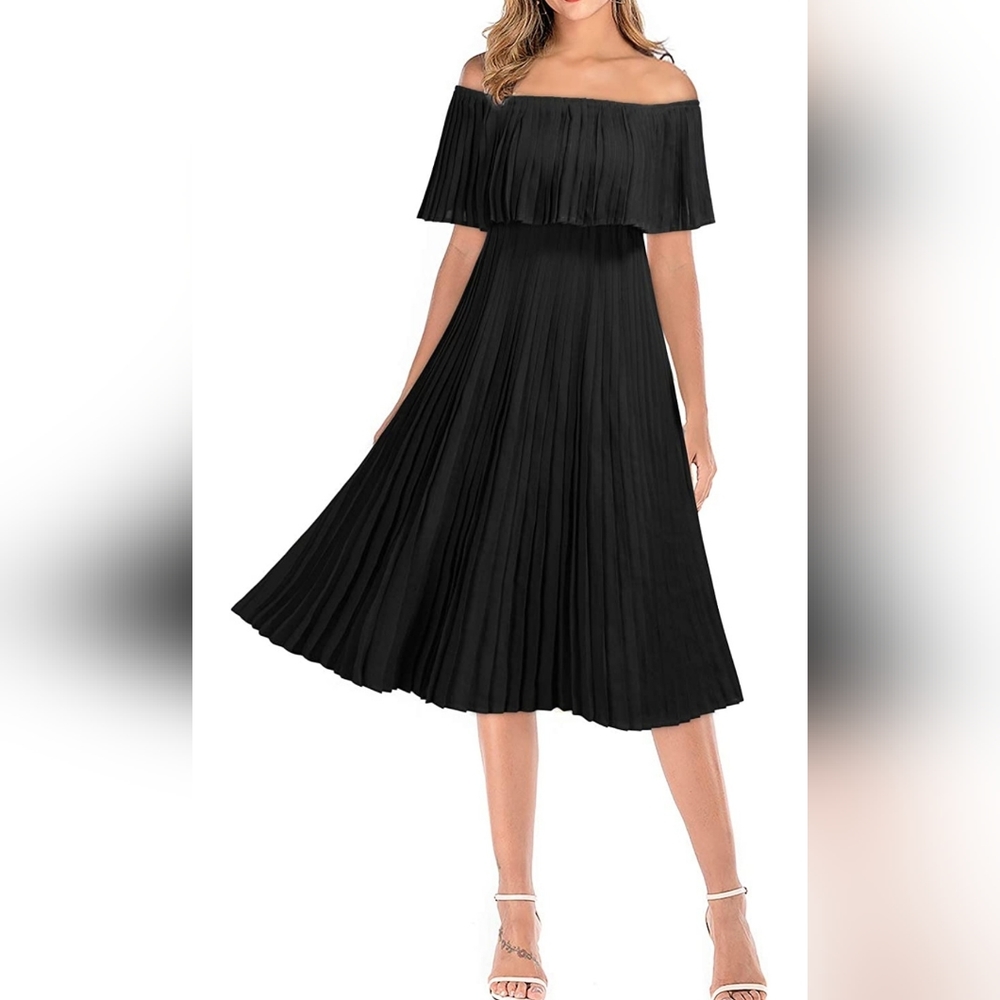 NWT Mmondschein Vintage Off Shoulder Evening Dress
